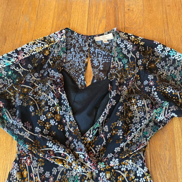 Anthropologie boho chic Moulinette Soeurs floral jumpsuit size 2 - Picture 3 of 10